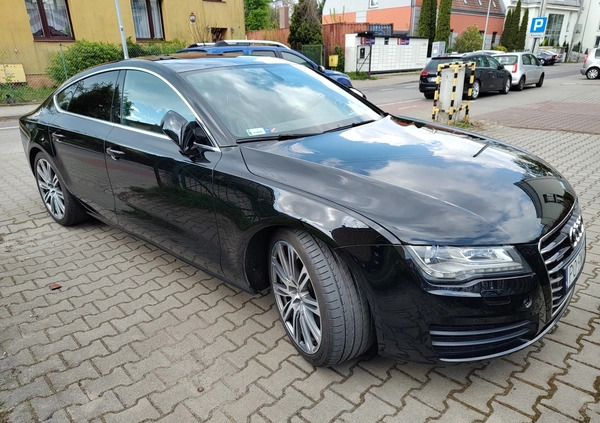 Audi A7 cena 75000 przebieg: 169000, rok produkcji 2011 z Poznań małe 92